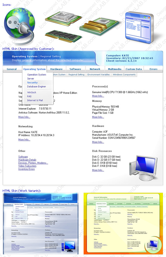 Software Identity Design for Asset Tracker for Networks