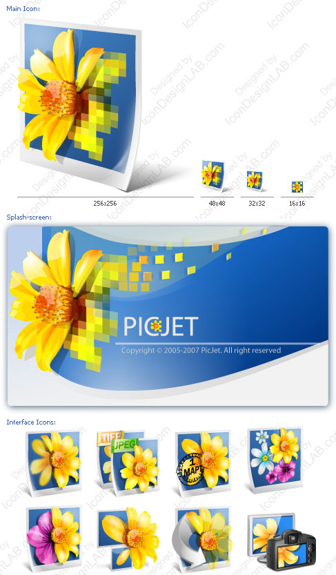Software Identity Design for PicJet